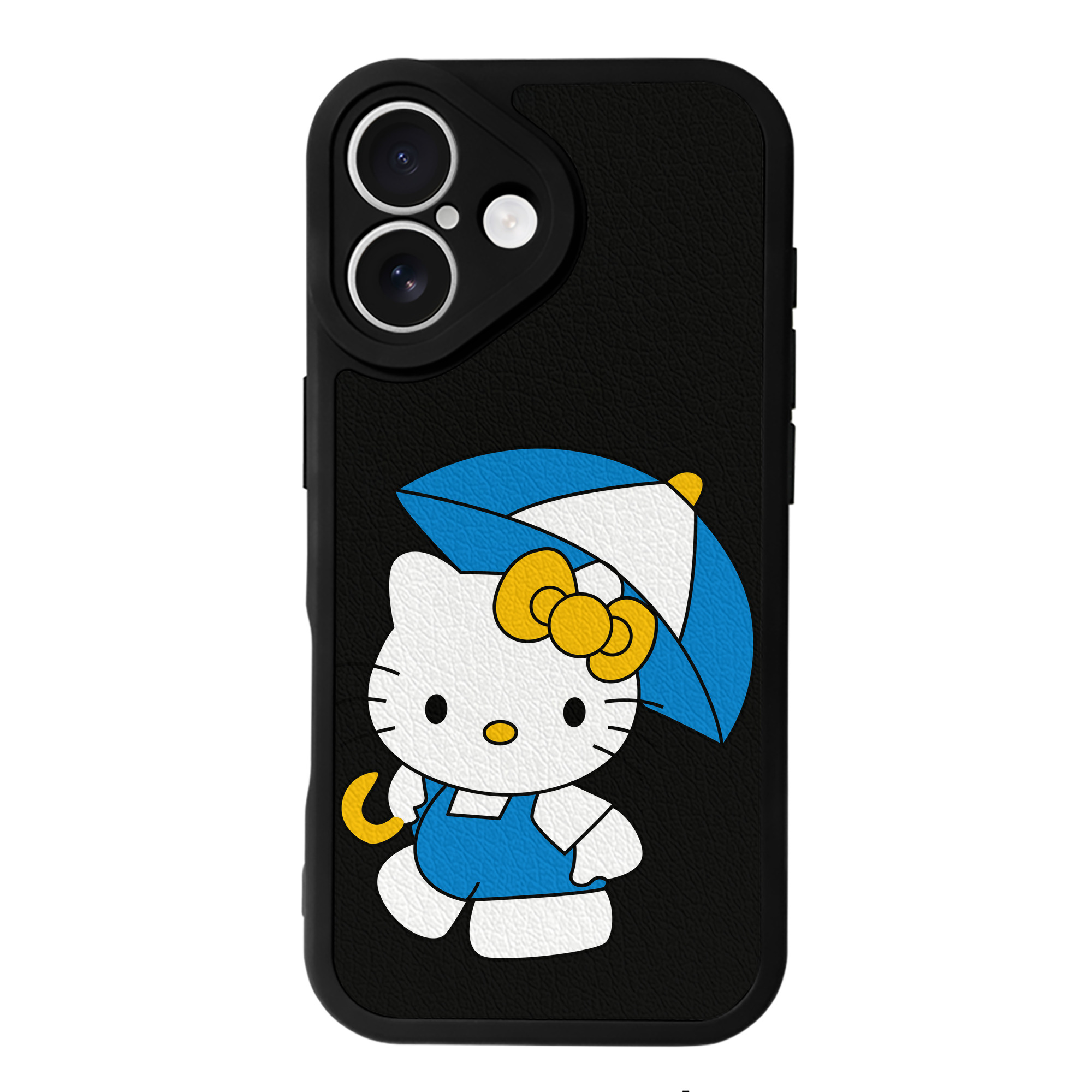 （画像用） Hello Kitty ハローキティ 【iPhone 16シリーズ対応】シリコンスマホケース（レザー調） 材質：シリコン